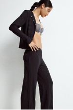 Rib-knit Pants