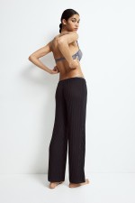 Rib-knit Pants