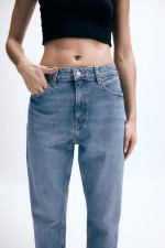 Slim Mom High Ankle Jeans