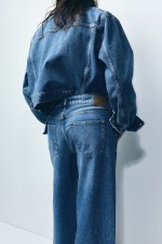 Baggy Wide Low Ankle Jeans